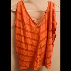 Glo orange overshirt (XL)
